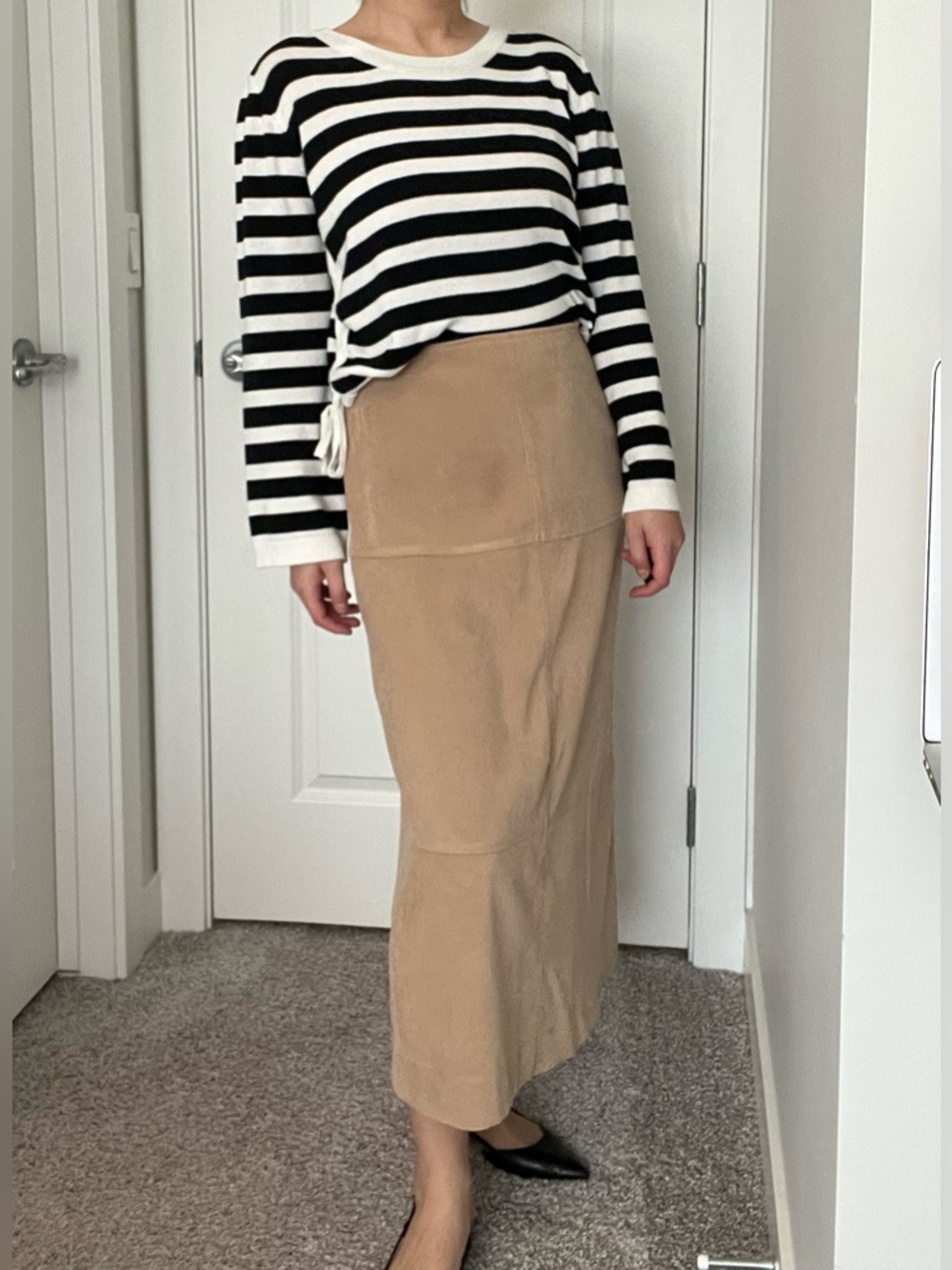 Fairweather Brown Straight Long Skirt – Size US 4
